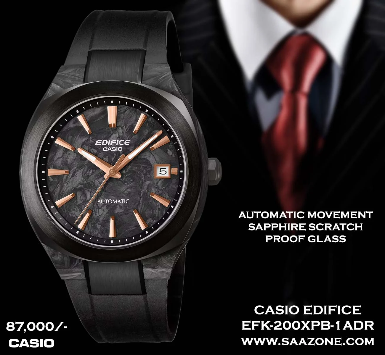 Casio Edifice EFK-200XPB-1ADR from the SaaZone collection