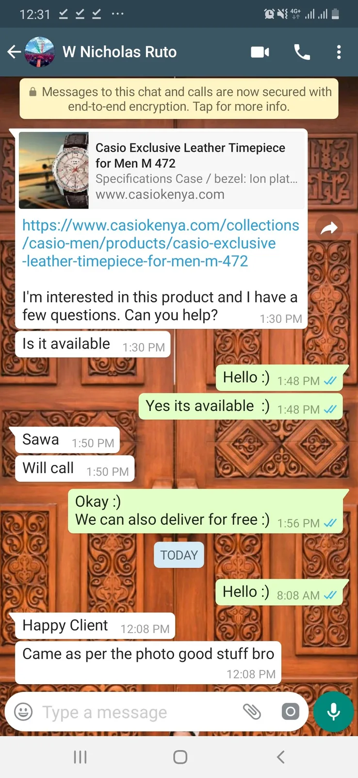 Genuine SaaZone customer conversation